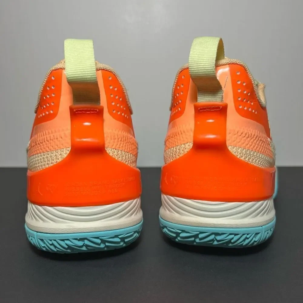 Mens JORDAN Westbrook One Take Melon Tint Baksetball Sneakers / Size 10